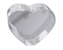 3D Kristall Würfel Herz